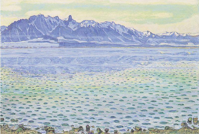 Ferdinand Hodler Thunersee mit Stockhornkette